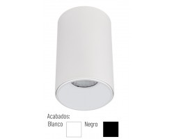 Foco LED superficie Redondo S15 20W UGR<19 Blanco ó Negro