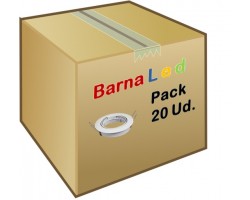 Foco basculante empotrar Blanco, para Lámpara GU10/MR16, Caja 20ud a 2,10€/ud