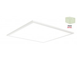 Panel LED Eco 600X600mm 40W Marco Blanco, Caja 10 ud x 23,50€/ud