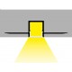 Perfil Aluminio Empotrar integración obras, para tiras LED hasta 13mm, barra 2 Metros - completo- (a 9,50€/m)