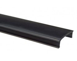 Difusor Negro para Perfil Aluminio Empotrar U7E 25x8mm PE2508P, PE2808B, PE2508N
