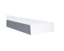 Difusor Opal para perfil Empotrar Pisable Suelo de aluminio anodizado PEP2840A, barra de 2 mts