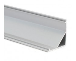 Perfil Aluminio Angulo 30x30mm. R para tiras LED de hasta 19mm, barra 2 Metros