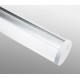 Perfil Aluminio anodizado con difusor Redondo PRO 30mm. para tiras LED, barra 2 Metros -completo-