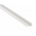 Perfil Aluminio Superficie Blanco 17x8mm. para tiras LED, barra de 2 Metros