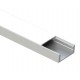 Perfil Aluminio Blanco Superficie 22,8x8,5mm. para tiras LED, barra 3 metros