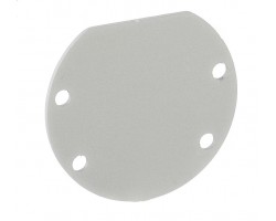 Tapa Final Blanca Aluminio para perfil redondo lacado PR3939A