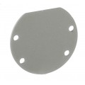 Tapa Final Aluminio para perfil redondo anodizado PR3939A
