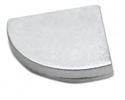 Tapa Final Difusor Opal Curvo Perfil Aluminio Angulo 16x16mm