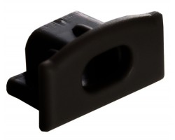 Tapa Final Negra salida cable para perfil BASIC superficie PS1708N