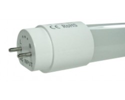 Tubo LED T8 600mm Cristal ECO 9W Blanco Frío, conexión 1 lado