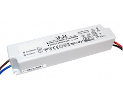 Fuente alimentación LED Voltaje constante IP67 35W 24VDC