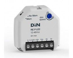 Regulador de pastilla para tira LED Monocolor 12V-48V dc 8A
