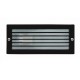 Foco LED exterior IP54 empotrar pared 3,6W 180Lm con rejilla, Blanco ó Negro