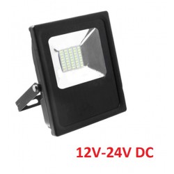 Foco Proyector LED exterior Slim Negro NEOLINE de 12V a 24V 10W IP-65 SMD