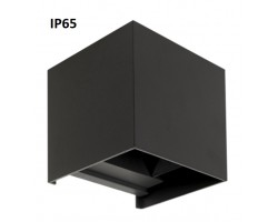 Aplique LED exterior IP65 superficie pared CUBIC 10W 1100Lm Gris