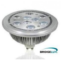 Lámpara LED AR111 GU10 9W Banco Cálido 60º Bridgelux