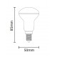 Lámpara LED Reflectora R50 E14 6W