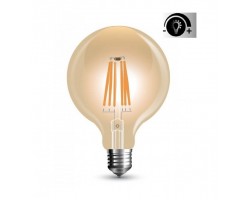 Lámpara LED Globo 95mm Glod E27 4W Filamento 2500ºK Regulable
