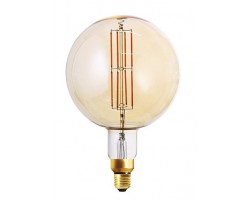 Lámpara LED Globe G200 Gold E27 8W Filamento 1800ºK Regulable