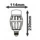 Lámpara LED AV E40 150W Luz Blanca (Ideal Campanas)