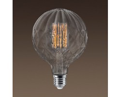 Lámpara LED Globe Pinya G150 Clara E40 8W Filamento 2200ºK Regulable