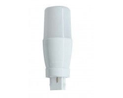 Lámpara LED PL G24 620LM 7W Blanco Frío, caja 5 ud x 4,90€