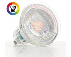 Lámpara LED GU10 COB Cristal 6W 40º Retro CRI90