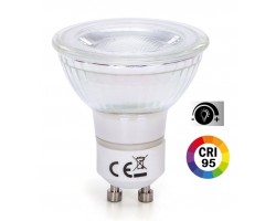 Lámpara LED GU10 COB Cristal 6W 120º Retro CRI95