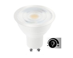 Lámpara LED GU10 SMD 7W 100º Regulable