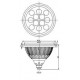 Lámpara LED AR111 GU10 9W 60º Regulable