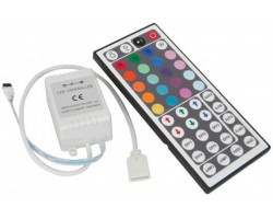Controlador para tira LED RGB 144W con mando 44 botones