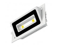 Foco Rectangular empotrar LED 40W (2X20W)