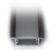 Perfil Aluminio Empotrar 20,5x7mm. para tiras LED, barra 2 metros