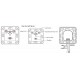 Detector de Movimiento IR y crepuscular Empotrar Pared 180g IP20 Plata/Gris, 3 cables