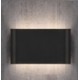 Aplique bañador pared Negro IP20 240mm 803 6w 3000ºK