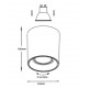 Foco superficie redondo orientable Blanco para Lámpara GU10/MR16 ECO
