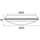 Plafón LED superficie Redondo 18W IP66 CCT seleccionable