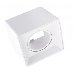 Foco superficie cuadrado orientable Blanco para Lámpara GU10/MR16 ECO