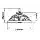 Campana LED UFO 100W 17000Lm Regulable 1-10V 60000h 5 años Garantia