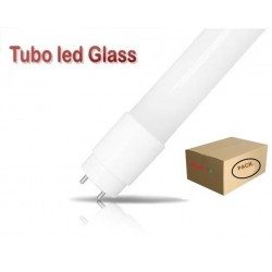 Tubo LED T8 600mm Cristal ECO 9W, conexión 1 lado, Caja de 25 ud x 2,60€/ud