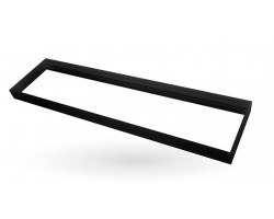 Marco Negro superficie Panel LED 300x1200 Backlight, 65mm altura