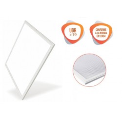 Panel LED 600X600mm 36W Marco Blanco UGR<19