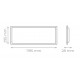 Panel LED Backlight 300X1200mm 48W Marco Blanco Flicker Free UGR19 PRO