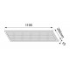 Panel LED 300X1200mm 40W Marco Blanco 4000ºK UGR15 Flicker Free PRO, Ideal centros educativos 