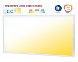Panel LED Backlight 600X1200mm 80W Marco Blanco Flicker Free UGR<19 PRO CCT