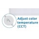 Panel LED Backlight 600X600mm 40W Marco Blanco CCT Seleccionable