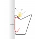 Grapa Fijación Perfil Aluminio Superficie pared Cornisa Blanco PSPC5665B Grapa Fijación Perfil Aluminio Superficie pared Cornisa Blanco PSPC5665B