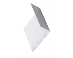 Unión Perfil Aluminio Superficie pared Cornisa Blanco PSPC5665B