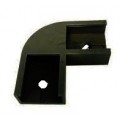 Angulo 90º Negro fijación para perfil LINE superficie PS1707N